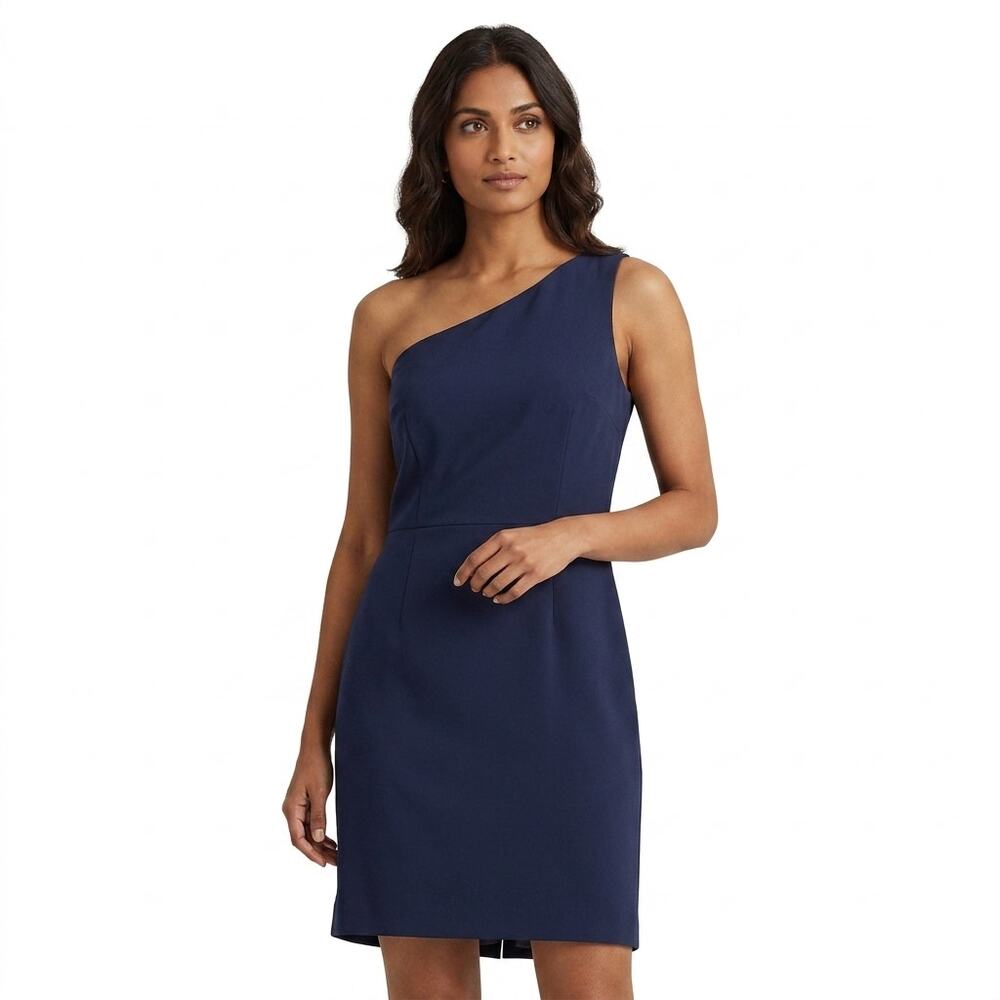 Lauren Ralph Lauren Blue Sheath Short Dress Women Size 10